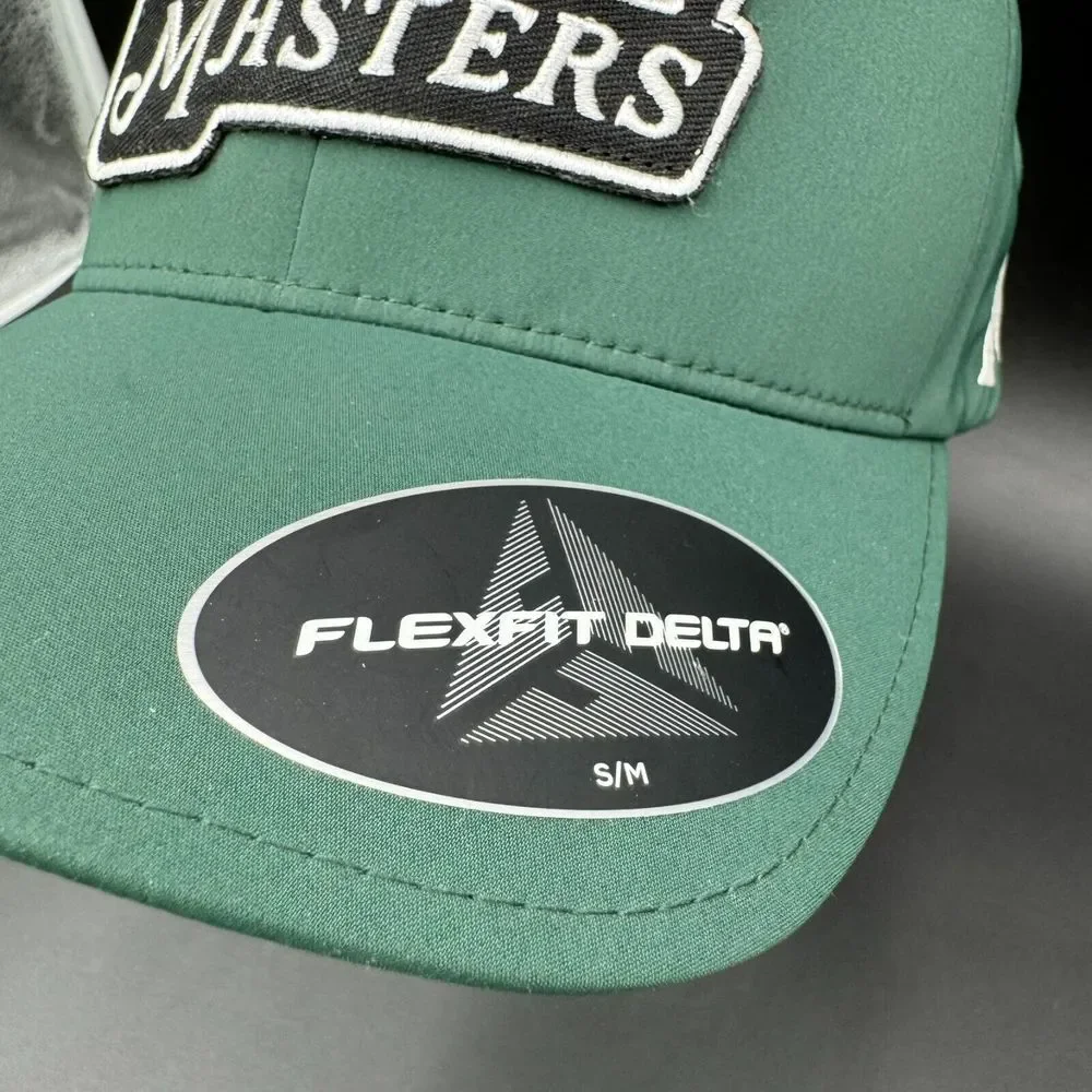 NEW Jeff Marfice Masters Charity Cap‎ Small/Medium Flexfit Delta Green Patch - Picture 4 of 12